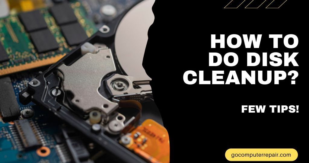 How to do disk cleanup